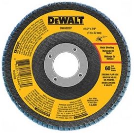 DEWALT FLAP DISC DWA8207 4-1/2" X 7/8" 60-GRIT T29