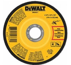 DEWALT GRINDING WHEEL  DWA4511 4-1/2" X 1/8" X 7/8"