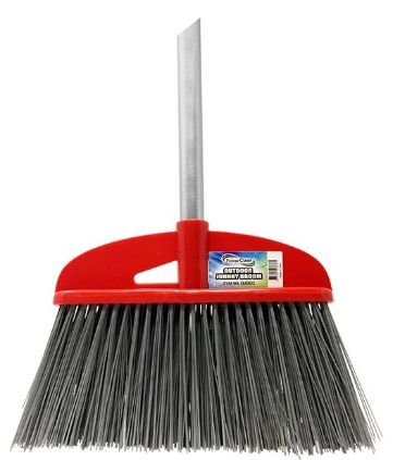 Outdoor Broom with 4' Handle