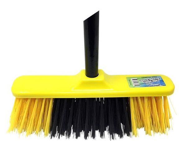 Straight Broom with 4' Handle