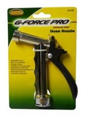 G-FORCE ZINC PISTOL GRIP HOSE NOZZLE BRASS STEM