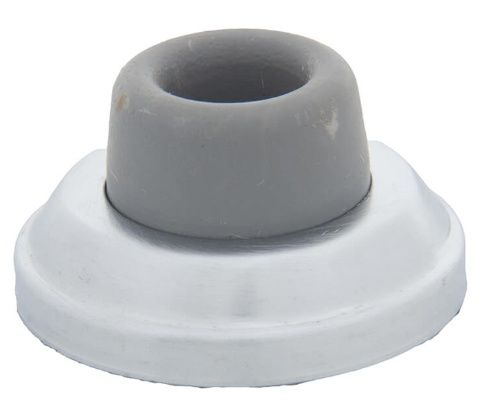 Concave Wall Door Stop - Dull Chrome