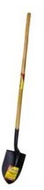 G-FORCE ROUND POINT SHOVEL 58" WOOD HANDLE