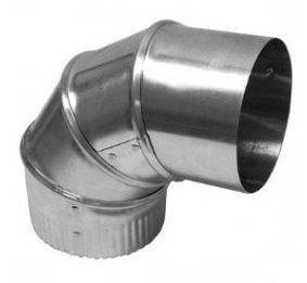 ALUMINUM ADJUSTABLE DUCT ELBOW 4"