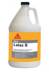 SIKA LATEX R BONDING ADHESIVE &amp; ACRYLIC FORTIFIER 1 GALLON