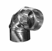 FLUE ALUMINUM ELBOW 4"