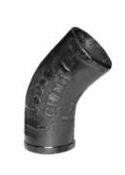 NO HUB 1/8 BEND 3" CAST IRON
