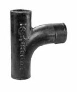 NO HUB TEE Y 4" X 3"  CAST IRON
