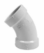 PVC ELBOW 45 DEG. HUB X HUB 1-1/2"