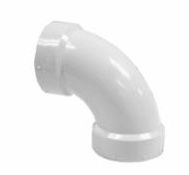 PVC 90 DEG. ELBOW HUB X HUB 4"