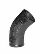 NO HUB 1/8 BEND 4" - CAST IRON