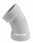 PVC ELBOW 45 DEG. HUB X HUB 3"