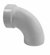 PVC STREET ELBOW 90 DEG.  SPIGOT X HUB 2"