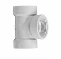 PVC CLEANOUT TEE 2"  HUB X HUB X FEMALE IPS