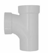 PVC STREET TEE HUB X HUB X SPIGOT 4"