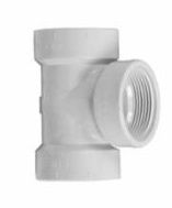 PVC CLEANOUT TEE 3" HUB X HUB X FEMALE IPS