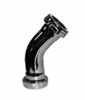 CHROME ELBOW 45 DEG. 1-1/4" (SLIP x SLIP)