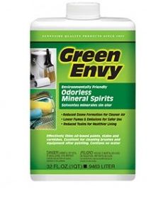 GREEN ENVY ODORLESS MINERAL SPIRITS PAINT THINNER
