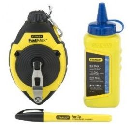 STANLEY FATMAX BLUE CHALK &amp; REEL KIT 100'