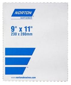 NORTON 50D GRIT PRODUCTION SANDPAPER 9" X 11"