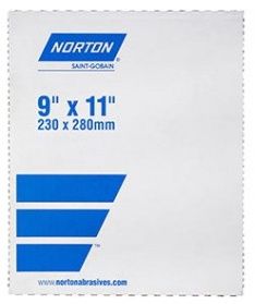 NORTON 80D GRIT PRODUCTION SANDPAPER 9" X 11"
