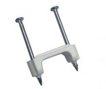 ROMEX PLASTIC STAPLES INSULATED,1/2", 15/CLAM