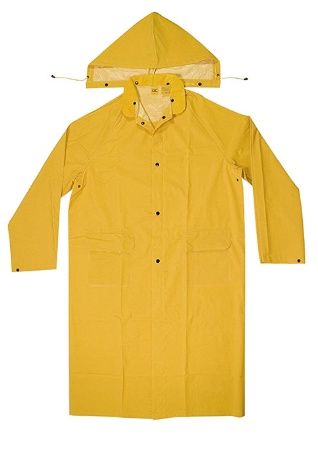 HEAVY WEIGHT PVC RAIN COAT XL 2 PIECE HANG UP PACK