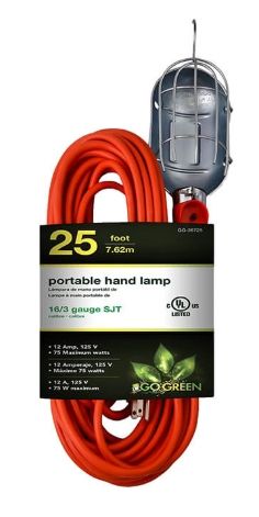 PORTABLE HAND LAMPS 25' 16/3