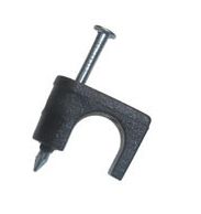COAXIAL STAPLES 1/4" BLACK 25PK
