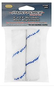 MICROFIBER MINI ROLLER REFILLS  4" X 1/4"