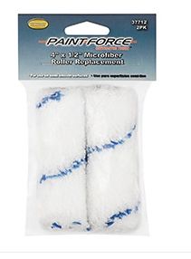 MICROFIBER MINI ROLLER REFILLS 4" X 1/2"
