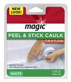 FLOOR &amp; TUB SEALER TRIM WHITE 1-1/4" X 5'