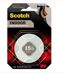 DOUBLE-COATED FOAM MOUNTING TAPE  1" X 50"