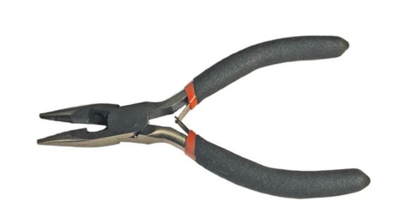 NOSE MINI PLIER DIPPED HANDLE CARDED 4-1/2" LONG