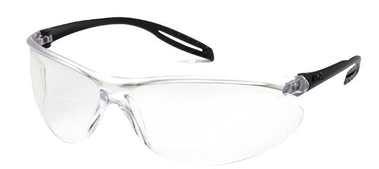 BLACK FRAME / CLEAR LENS NESHOBA SAFETY GLASSES