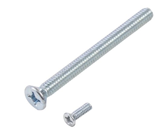 Machine Screw Flat Phillip ZP - 10-24 X 2"