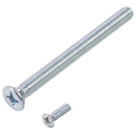 Machine Screw Flat Phillip ZP - 12-24 X 1-1/2"