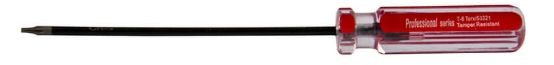 TAMPER RESISTANT TORX DRIVER T6