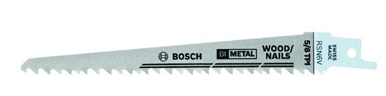 BI METAL RECIPROCATING SAW BLADE 5/8 TPI 6"