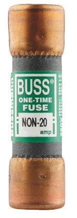 10 AMP ONE-TIME CARTRIDGE FUSE NON-CURRENT LIMITING CLASS K5 250V UL LISTED