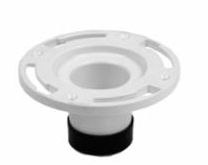 3" TWIST-N-SET CLOSET FLANGE - PVC