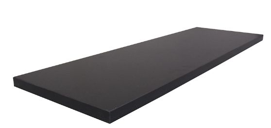 5/8" LAMINATE SHELVING BLACK 10X36