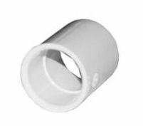 PVC  COUPLING 4" - Hub x Hub - With Stop