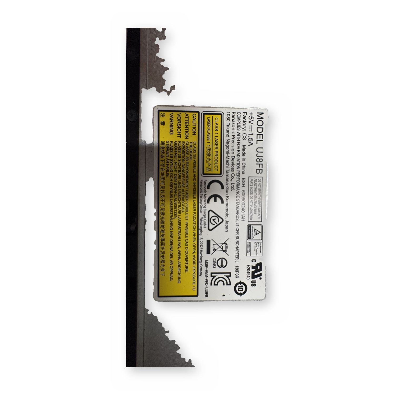 Pioneer UJ8FB Laptop Slim DVDRW Optical Drive SATA Super Multi Writer — photo 6