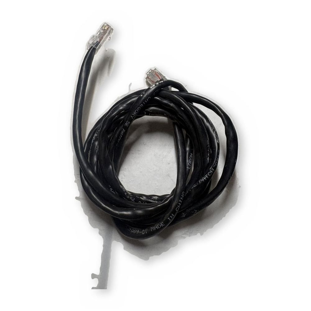 Cat5e RJ45 Ethernet Patch Cable Black Network LAN Cable 10ft — photo 1