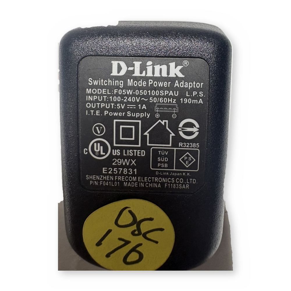 D-Link Power Adapter MT12-Y075100 7.5V 1A Switching Power Supply OEM — photo 1