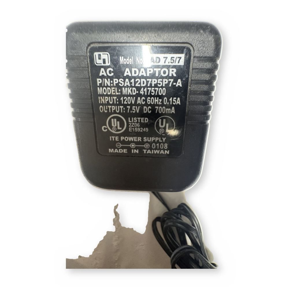 Li Shin AC Power Adapter PSA10R-7.5P7-A 7.5V 300mA Wall Charger — photo 1