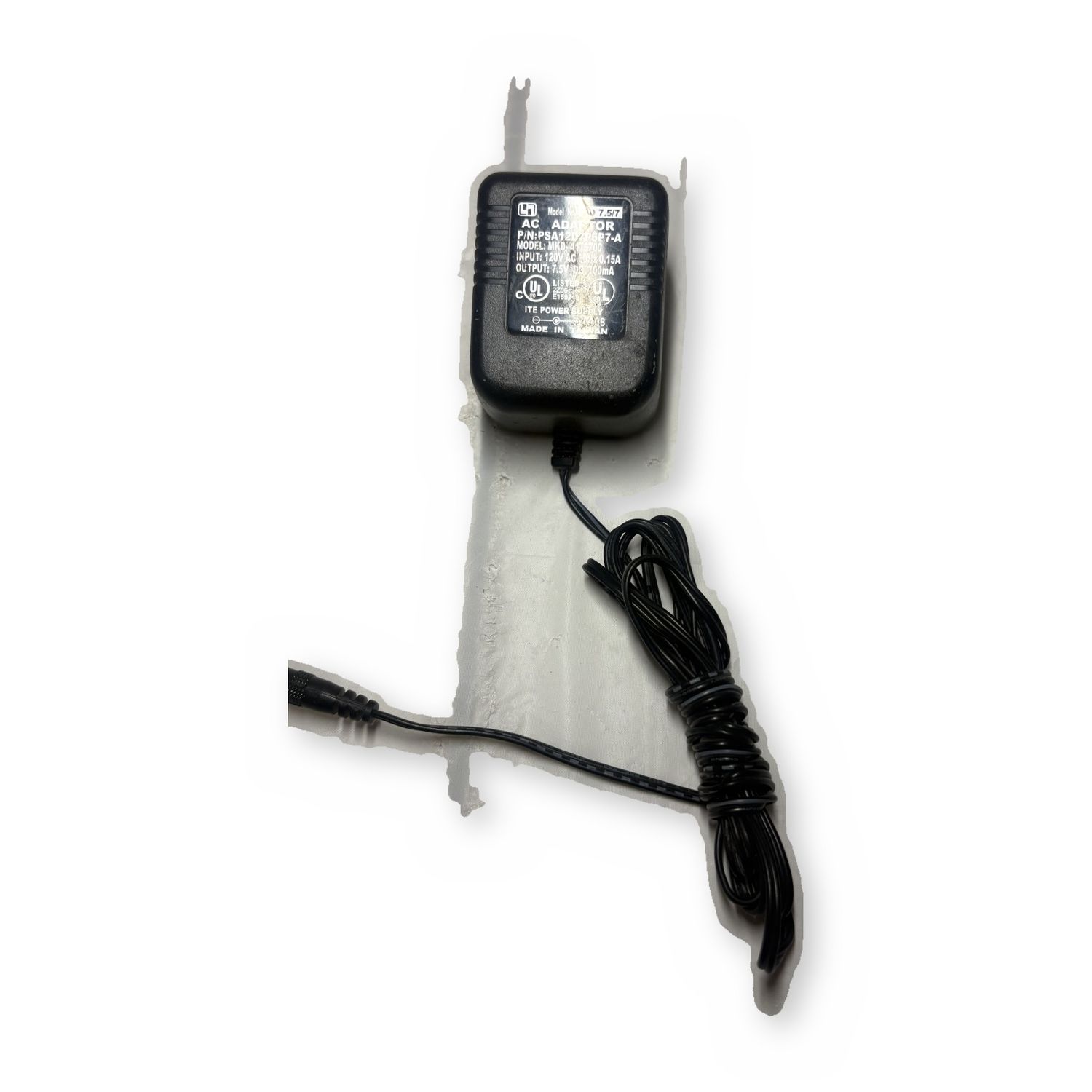 Li Shin AC Power Adapter PSA10R-7.5P7-A 7.5V 300mA Wall Charger — photo 2