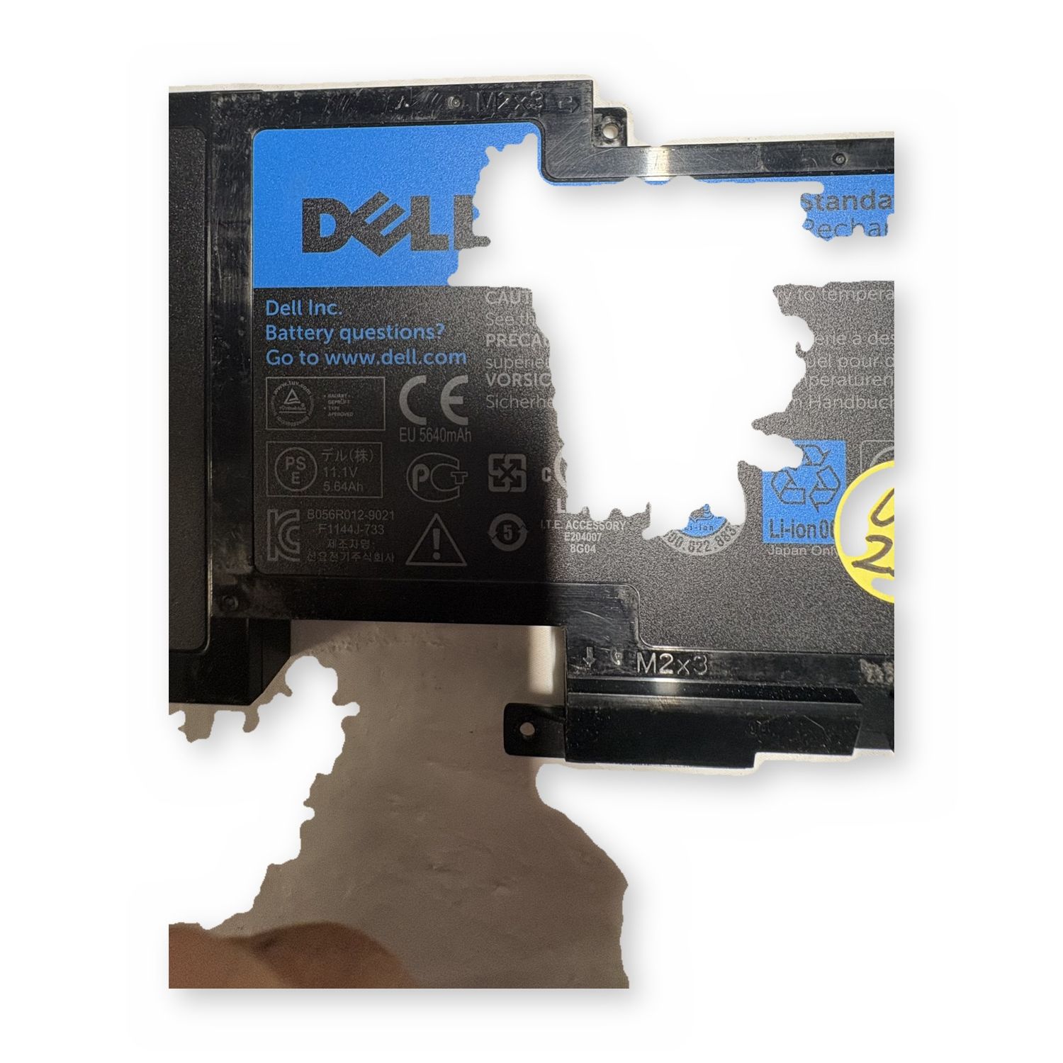 Dell Laptop Battery Type W0Y6W 65Wh 11.1V XPS 15 Replacement — photo 4