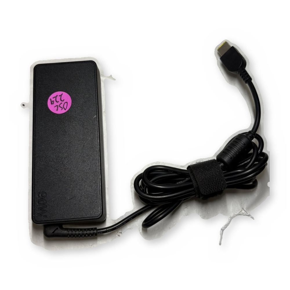 Lenovo Laptop AC Adapter Charger Square Yellow USB-C Tip ThinkPad — photo 1